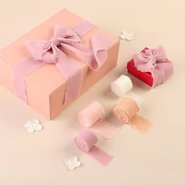 Elegant Handmade Fringe Chiffon Ribbon Set for Crafts