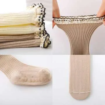 Vintage Frilly Ankle Socks for Baby Girls - TIBE PINCESS