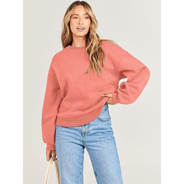 Cozy Caracilia Women's Oversized Fleece Sweatshirt