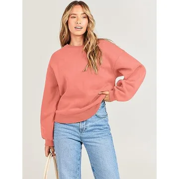 Cozy Caracilia Women's Oversized Fleece Sweatshirt