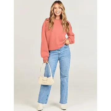 Cozy Caracilia Women's Oversized Fleece Sweatshirt