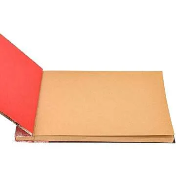 T-HAOHUA Anniversary Photo Album Scrapbook - Our Adventure Book Wedding Photo Album Scrapping 11.6"x7.5" inches, 80 Pages - Includes Bonus 5 Postcards and 5 Self-Adhesive Photo Corners multicolored