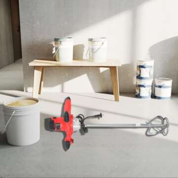 CDZHLTG 2100W Electric Cement Mixer with 6 Speeds