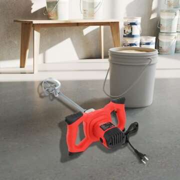 CDZHLTG 2100W Electric Cement Mixer with 6 Speeds