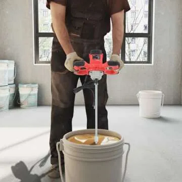 CDZHLTG 2100W Electric Cement Mixer with 6 Speeds