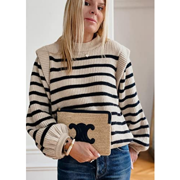 Stylish PRETTYGARDEN Lantern Sleeve Women's Sweater for All