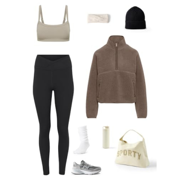 LASLULU Cozy Half Zip Fleece Women Jacket for Everyday Wear