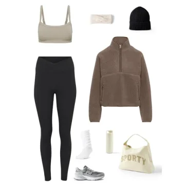 LASLULU Cozy Half Zip Fleece Women Jacket for Everyday Wear