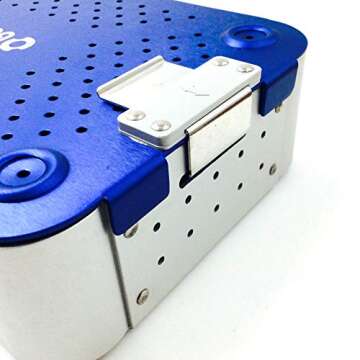 aluminium alloy sterilization tray case 280mm ophthalmic plastic orthopaedic orthopedics