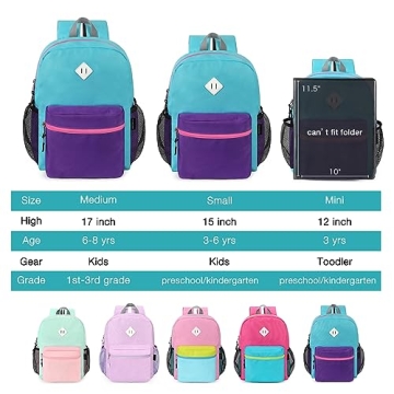 STEAMEDBUN Kids Backpack for Girls,Kindergarten Backpack for Toddler Girls Age 3-6