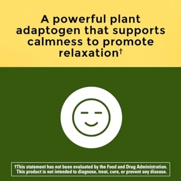 Nature Made Ashwagandha 125mg Capsules for Stress Relief