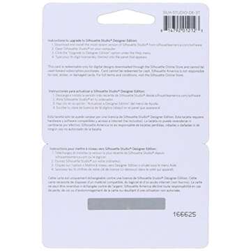 Silhouette Studio Designer Edition Software Card for Creative Projects
