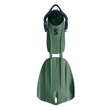 SCUBAPRO Seawing Nova Gorilla Open-Heel Diving Fins, XS, Army Green