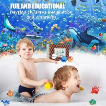 Creative Organic Kids Bath Bombs with Hidden Toys