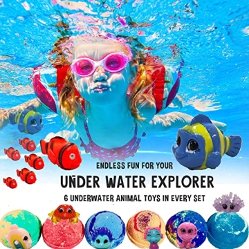 Creative Organic Kids Bath Bombs with Hidden Toys