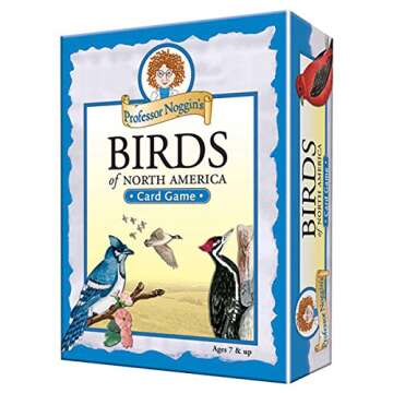 Professor Noggin's Birds of North America - Educational Trivia Card Game for Kids - 180 Questions - ...