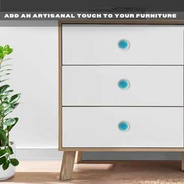 Alpha Living Home 12-Piece Ceramic Cabinet Knobs – Elegant Drawer Pulls for Any Space