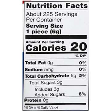 Bazooka Bubble Gum Individually Wrapped Pink Chewing Gum in Original Flavor - 225 Count Bulk Bubble Gum Tub - Fun Old Fashioned Candy for Kids