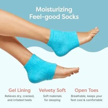 ZenToes Moisturizing Fuzzy Socks for Soft, Healthy Heels