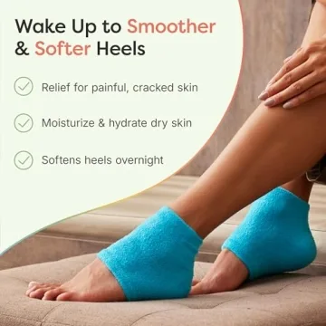 ZenToes Moisturizing Fuzzy Socks for Soft, Healthy Heels