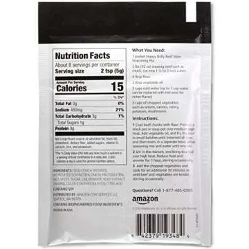 Happy Belly Beef Stew Seasoning Mix - Quick & Flavorful