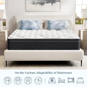 12 Inch Memory Foam Hybrid Mattress for Ultimate Comfort
