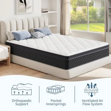 12 Inch Memory Foam Hybrid Mattress for Ultimate Comfort