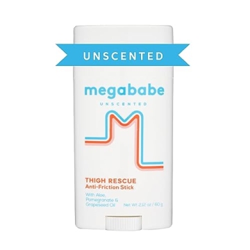 Megababe Thigh Rescue Anti-Chafe Stick for Smooth Comfort