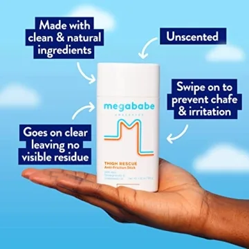Megababe Thigh Rescue Anti-Chafe Stick for Comfort