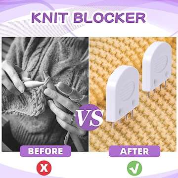 20Pcs Knit Blocking Pins Kit for Perfectly Blocked Projects