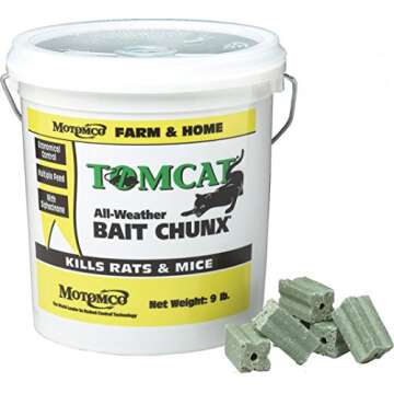 Motomco Tomcat All Weather Bait Chunx, 9-Pound: Ultimate Rodent Control