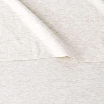 Amazon Basics King Bed Sheets Set, 100% Cotton Jersey