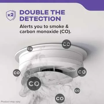Kidde Smoke & Carbon Monoxide Detector with 10-Year Backup