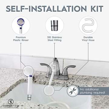 Sink Hose Sprayer Attachment - Faucet Extender - Hair Washing Hose and Sprayer - Sink Extension for ...