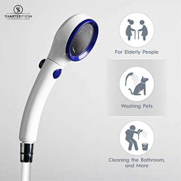 Sink Hose Sprayer Attachment - Faucet Extender - Hair Washing Hose and Sprayer - Sink Extension for Utility Sink, Bathroom Faucet, Kitchen Faucet, or Laundry Tub - for Faucets With Removable Aerators