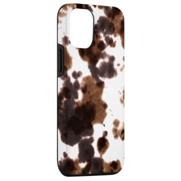 Stylish iPhone 15 Cow Print Case for Ultimate Protection