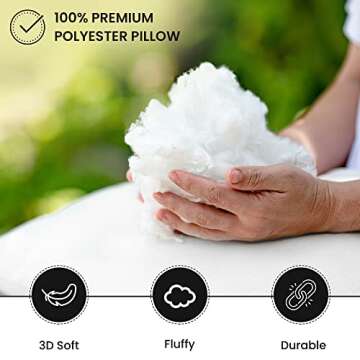 Foamily Waterproof Outdoor Pillow Inserts - Set of 4