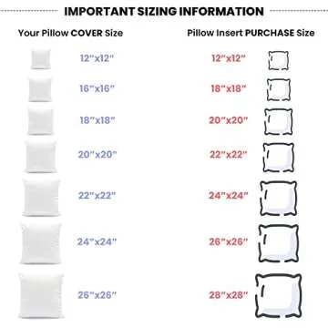 Foamily Waterproof Outdoor Pillow Inserts - Set of 4