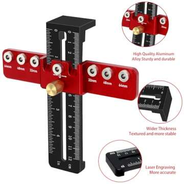 Cabinet Hardware Jig Tool for Precise Installation Guide