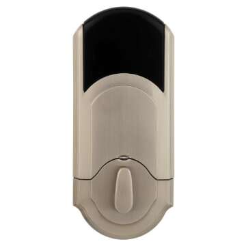 Kwikset 910 Door Lock for U.S, 910TRL ZW 15 SMT (Satin Nickle), by Kwikset, Cert ID: ZC08-15060007
