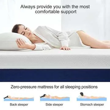 Comfortable Molblly 12-Inch Gel Memory Foam Mattress