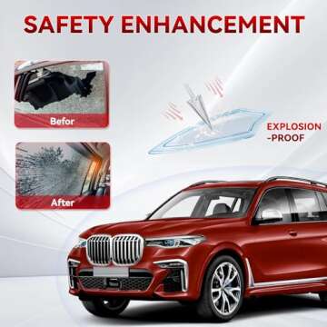 IAQWE Ceramic Car Window Tint: 99% UV & Glare Protection