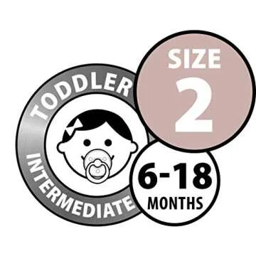 BIBS Baby Pacifier | BPA-Free Natural Rubber | Made in Denmark | Olive 2-Pack (6-18 Months)