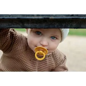 BIBS Baby Pacifier | BPA-Free Natural Rubber | Made in Denmark | Olive 2-Pack (6-18 Months)