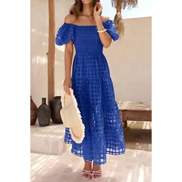 Stylish PRETTYGARDEN Puffy Sleeve Summer Dress for Women