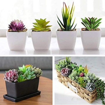 Anoak 16 Pcs Artificial Succulent Plants Set for Decor
