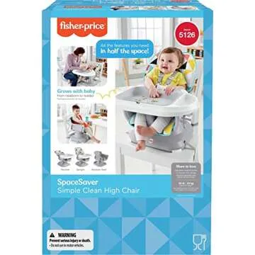 Fisher-Price High Chair - SpaceSaver Portable Dining Seat