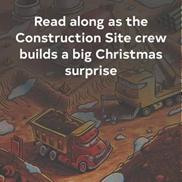 Construction Site on Christmas Night - A Joyful Kids Gift