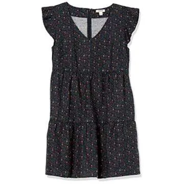 Goodthreads Women's Flutter-Sleeve Peasant Dress, Stylish Comfort