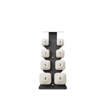 WeGym Dumbbell Racks, Space Saving Solution, Sturdy Cast Iron, Home Workout Storage, Heavy Weights B...